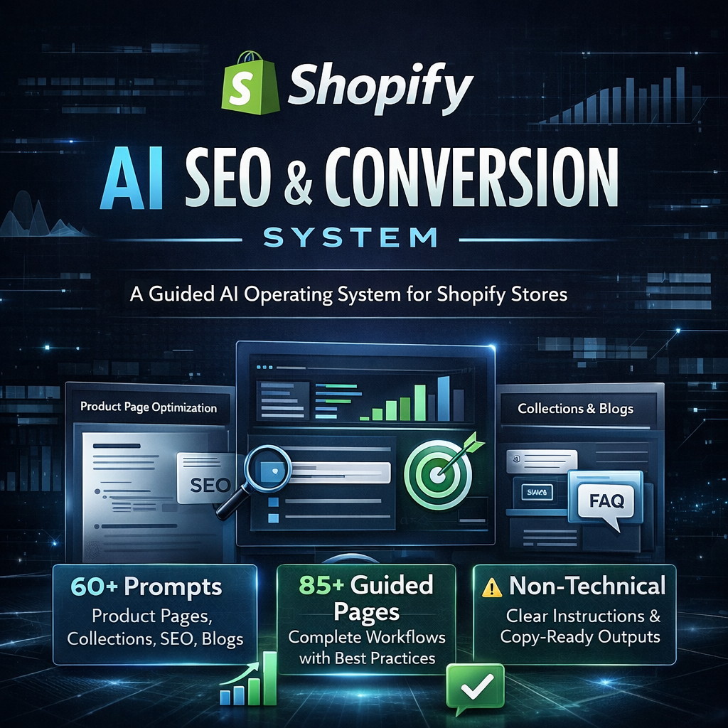 Digital Downloads for Shopify SEO & Store Optimization