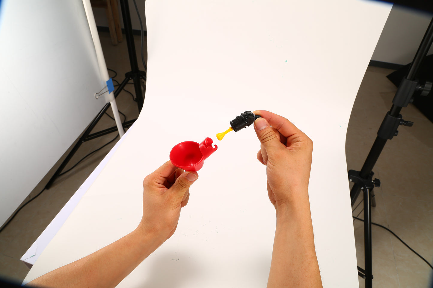 20 Pack Chicken Waterer Automatic Poultry Waterer Chicken Drinker Cups With Mounting Joint For Chicken Poultry