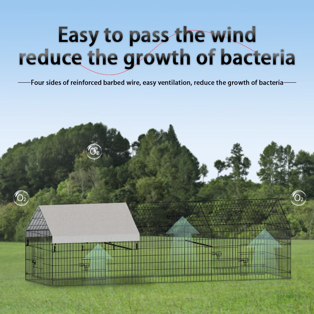 Poultry Farming Outdoor Metal Chicken Coop